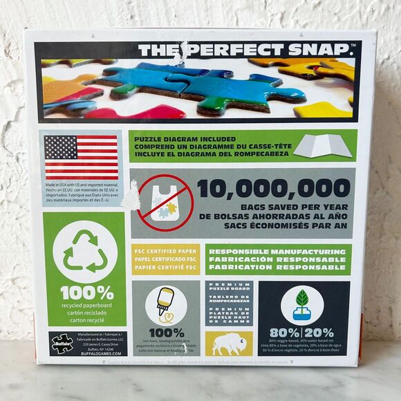 Charles Wysocki Hunter's Lures Decoys 300 Large Pieces Buffalo Puzzle - Complete - Picture 7 of 7